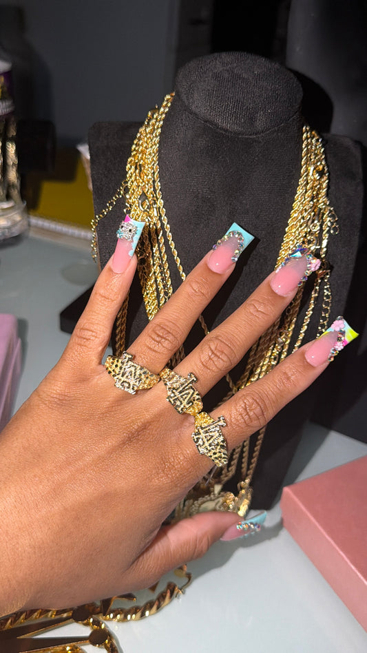 LA nugget ring