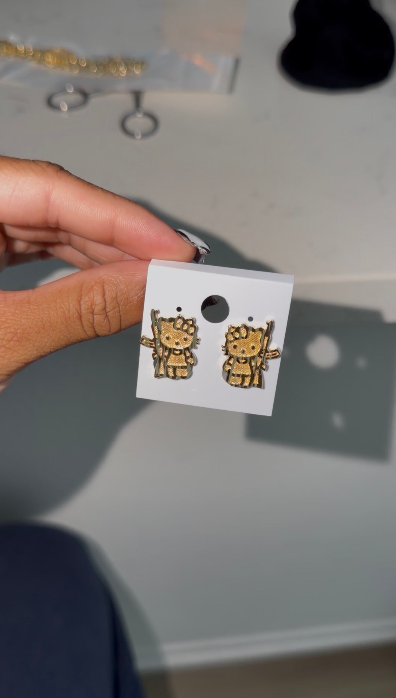 HK earrings