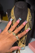 nugget heart rollie ring