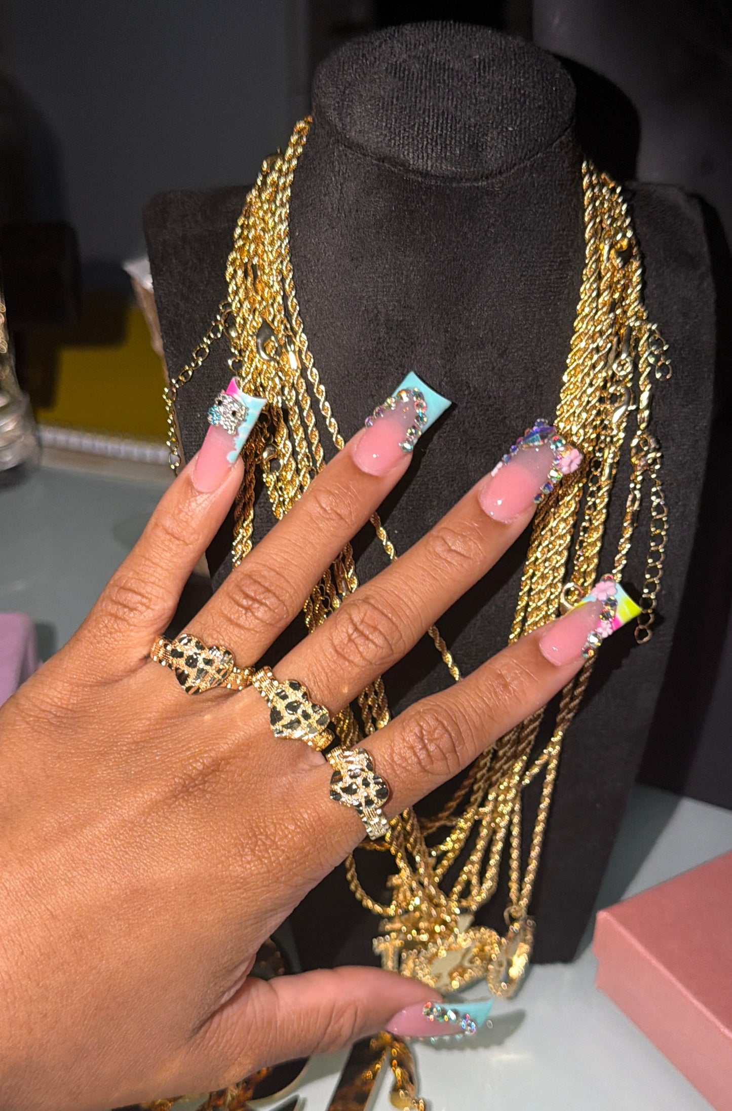 Rollie nugget heart ring