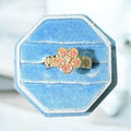 Pink flower ring