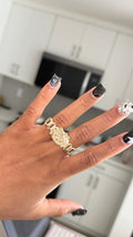 HK DOUBLE RING ( FACE )