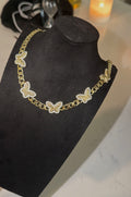Butterfly nugget necklace