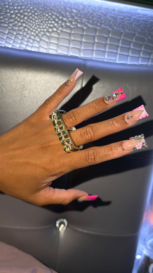 Double nugget ring