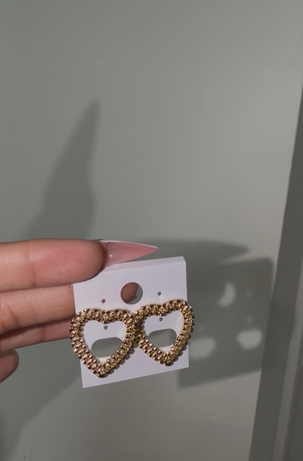 Rollie heart earrings