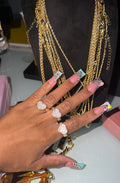 Pink Diamond Heart Ring