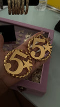 5 star earrings