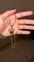 Rollie crown necklace
