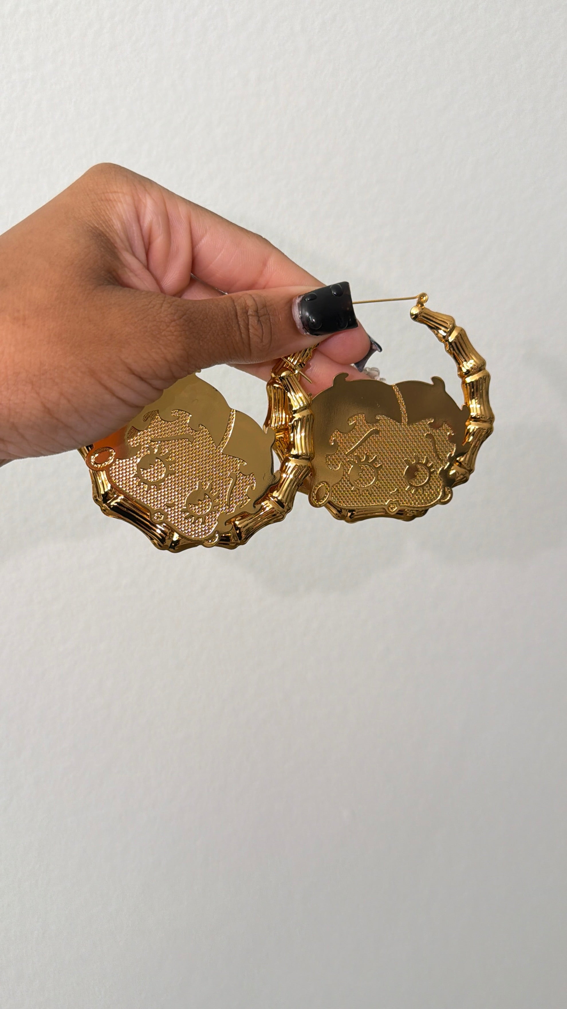Betty bamboo hoops