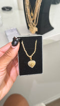 Diamond heart necklace