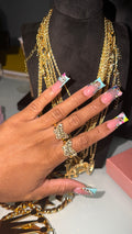 Butterfly nugget ring